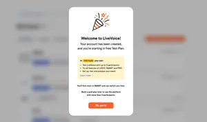 Welcome to LiveVoice banner