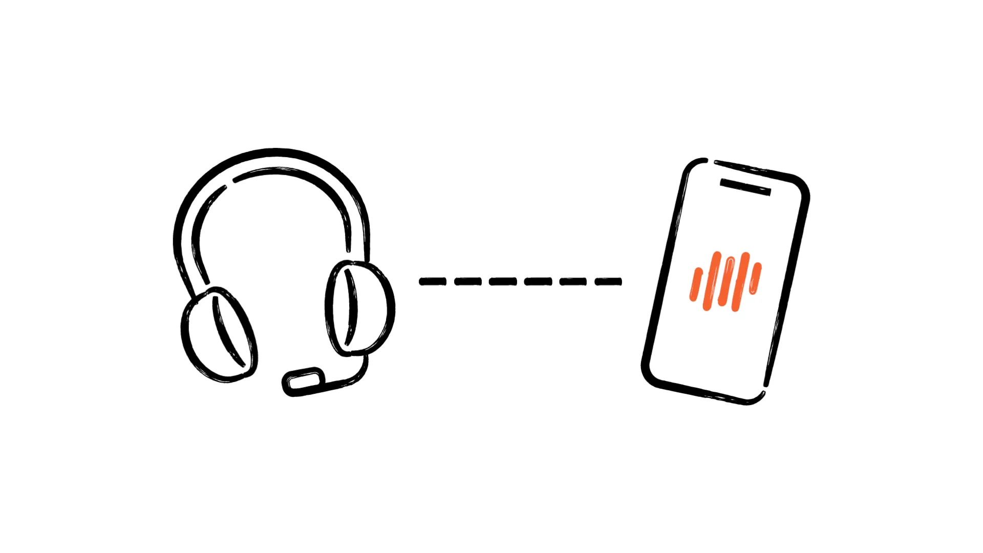 connecting headset with smartphone