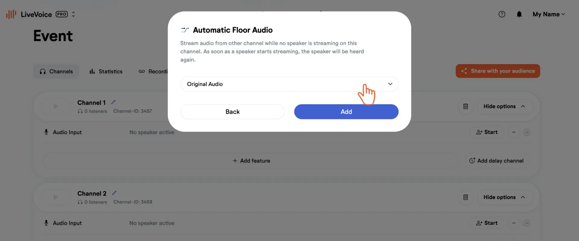 Automatic Floor Distribution Setup