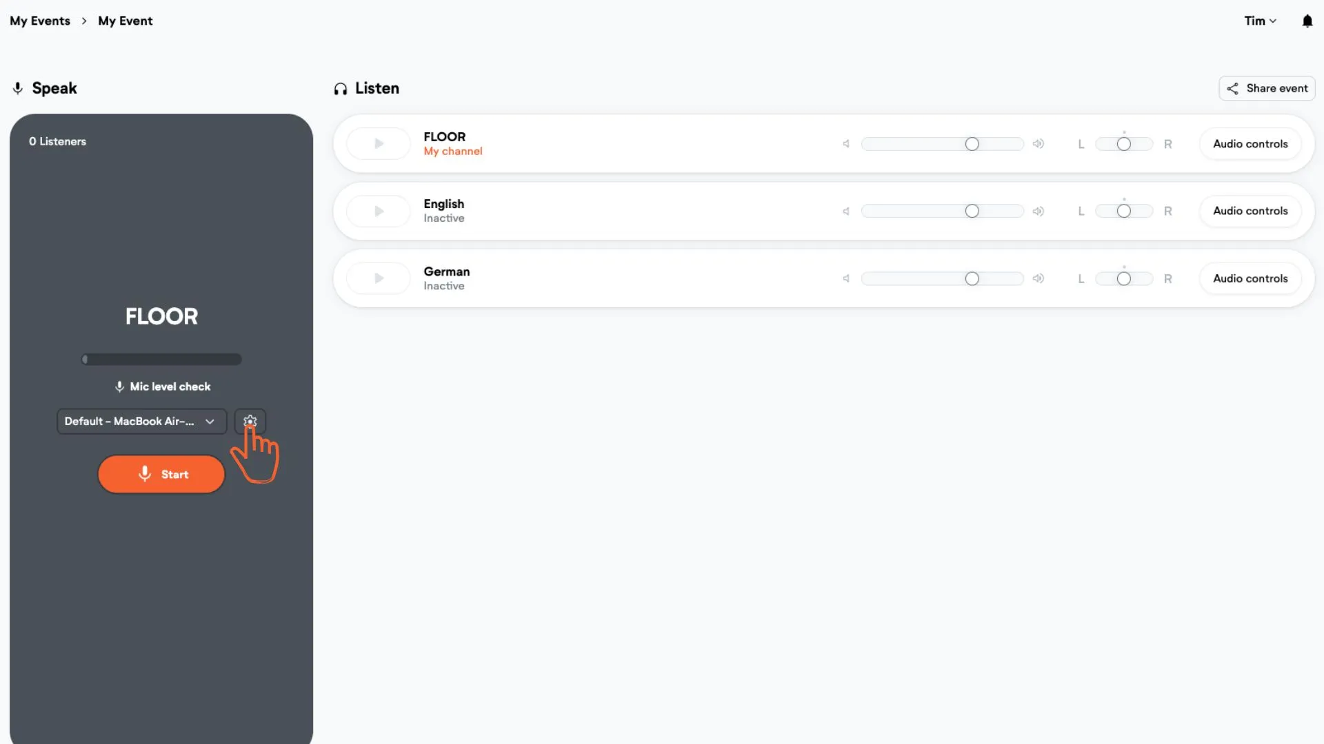 disable audio processing step 1