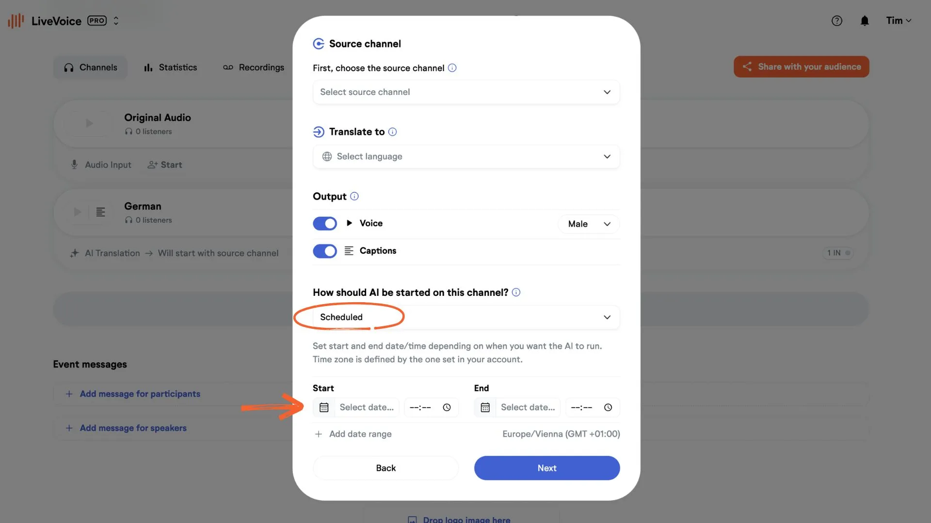 Set AI Scheduling