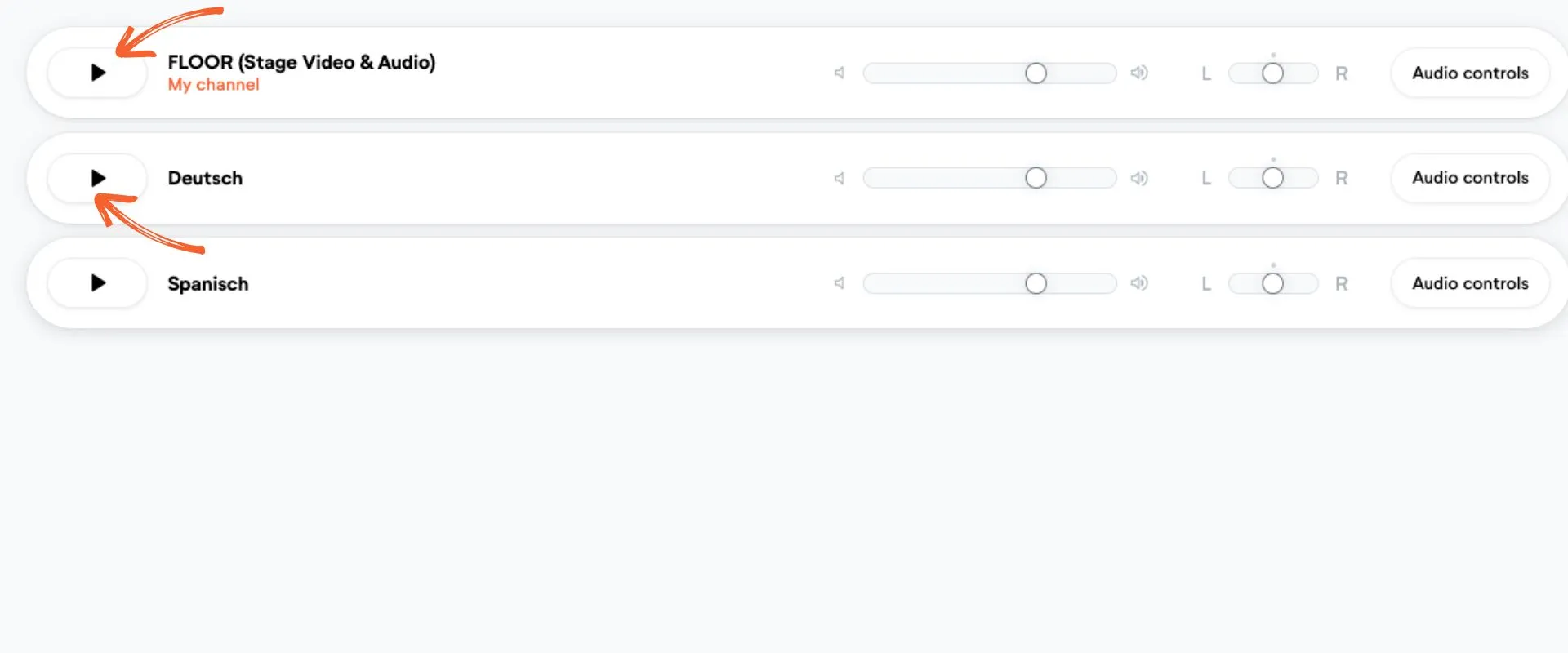 multi listening streaming