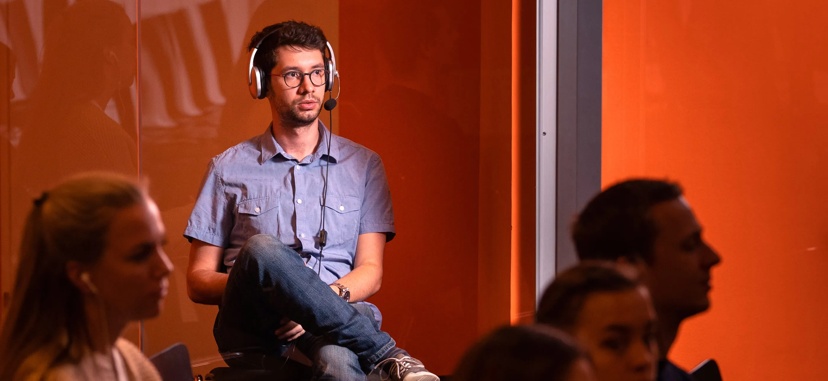 simultaneous interpreter at event